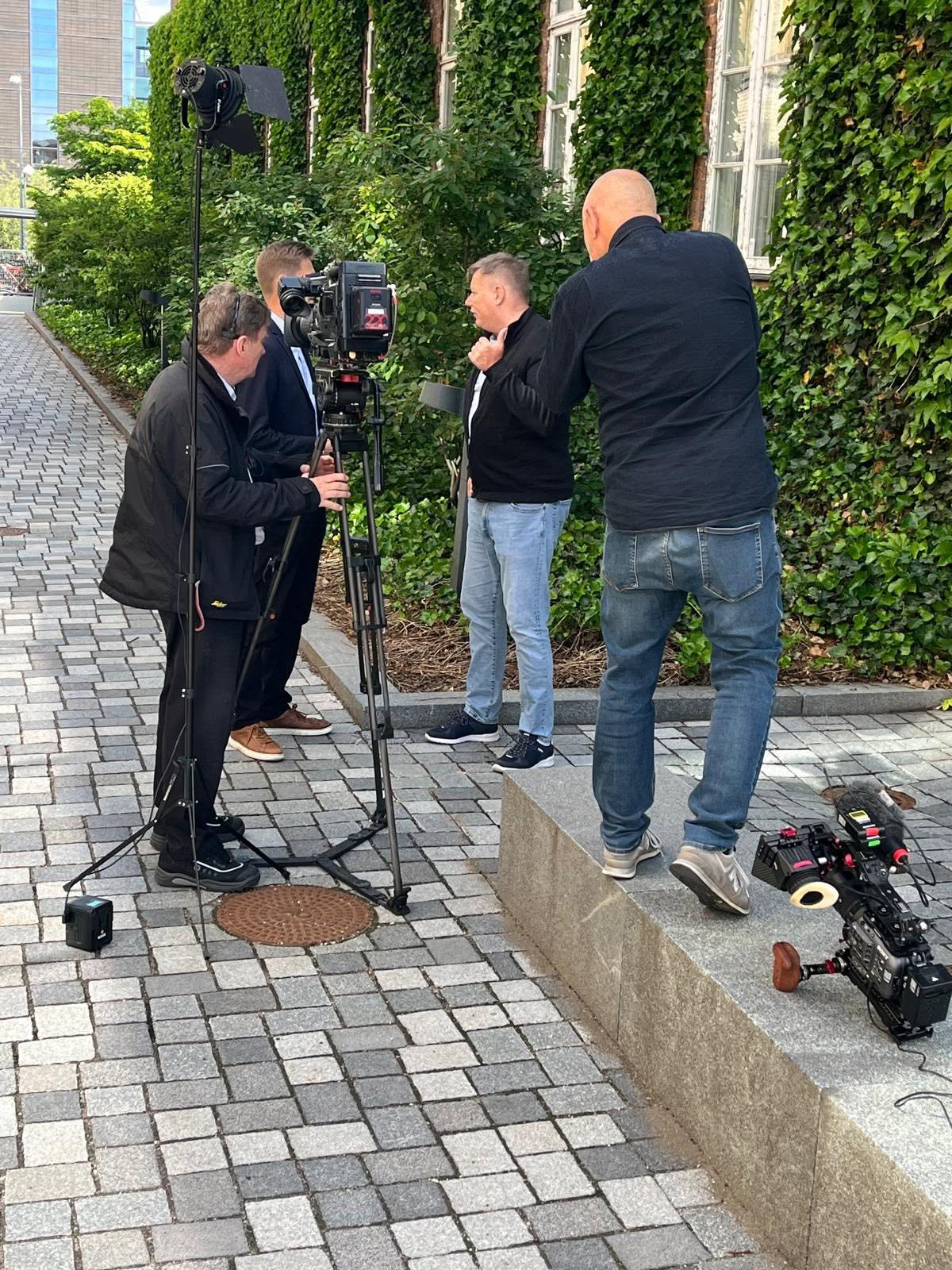 Presseoptagelse i forbindelse med omtalen af KASI-Pandora-sagen